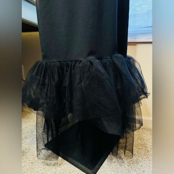 Shein Black Dress NWT size XL, tule around the bottom - Picture 5 of 11